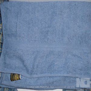 Gozze Bath Towels 27"W X 55"L color blue - 2 towels one price
